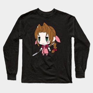 Cute Aerith Long Sleeve T-Shirt